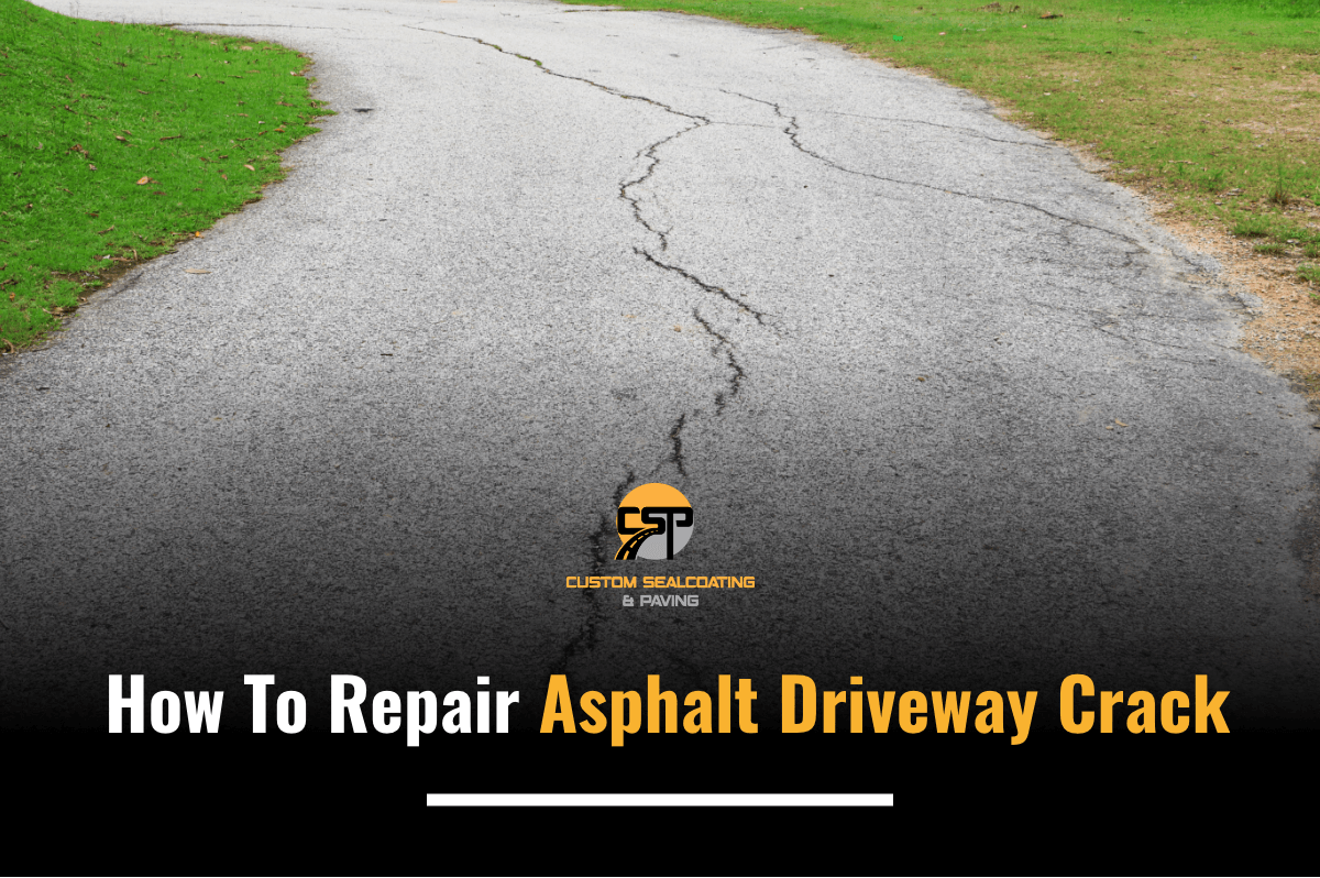 How To Repair Crack Asphalt Driveway